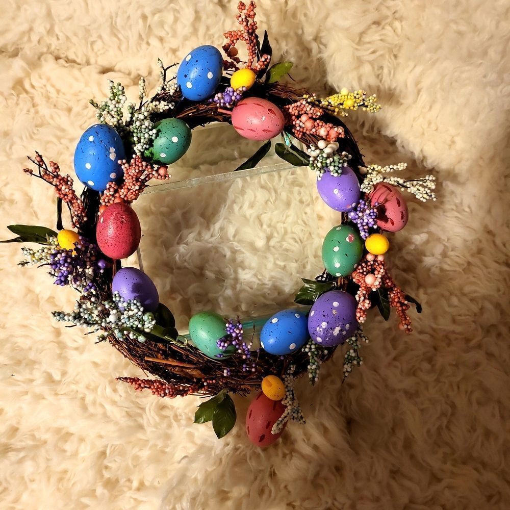 An Easter wreath